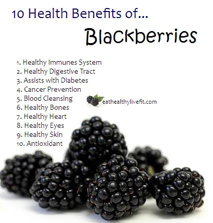 blackberries fruit healthy benefits small